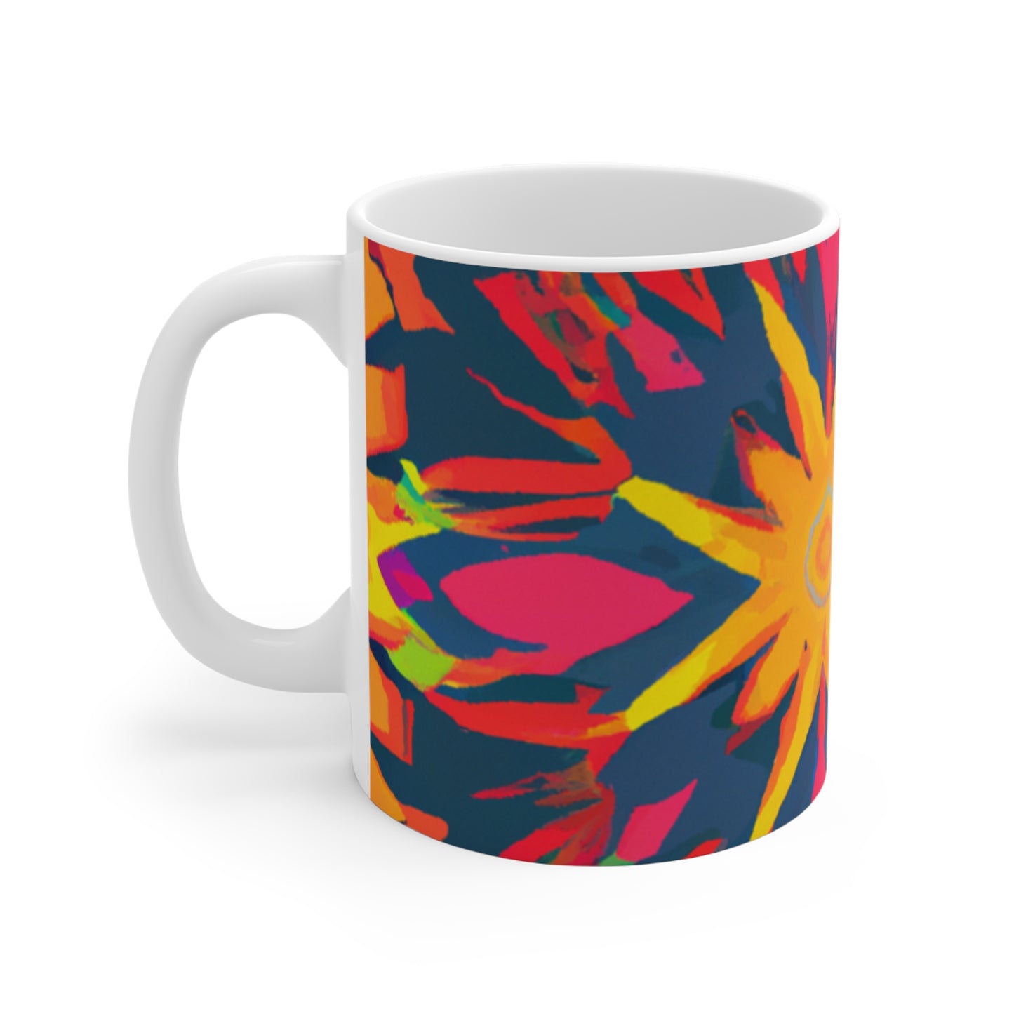 Arnie's Java Hut - Psychedelic Coffee Cup Mug 11 Ounce