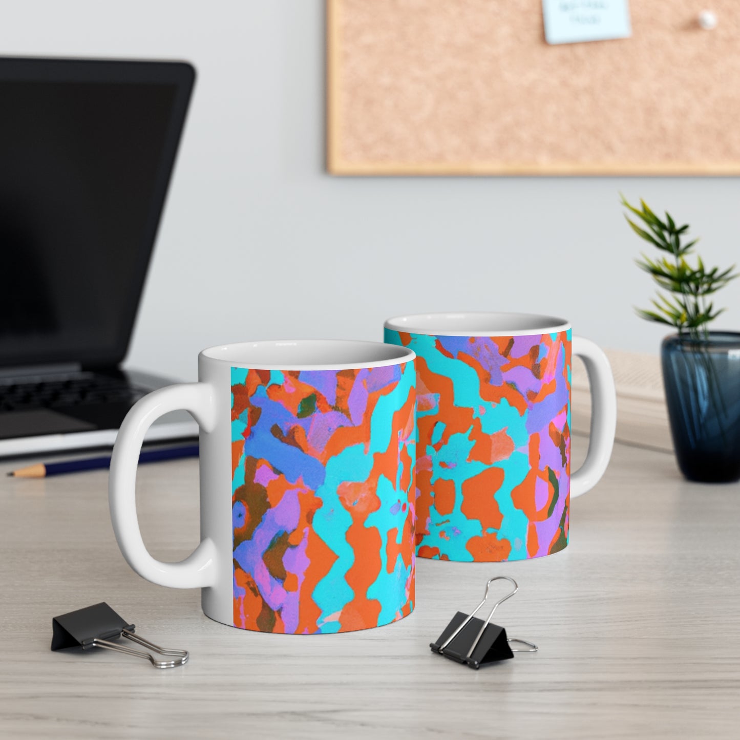 Winston Java. - Psychedelic Coffee Cup Mug 11 Ounce