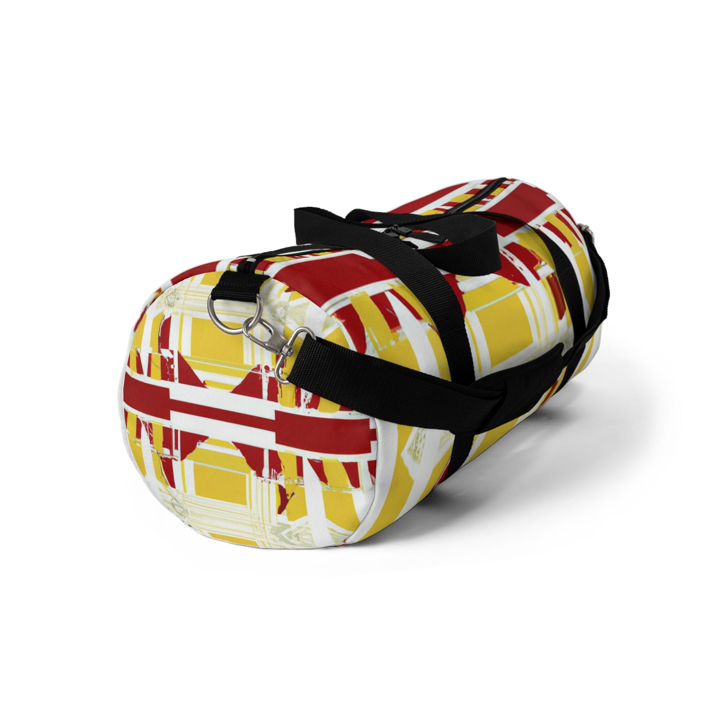 Herberta Longskirt - Geometric Pattern Duffel Travel Gym Luggage Bag