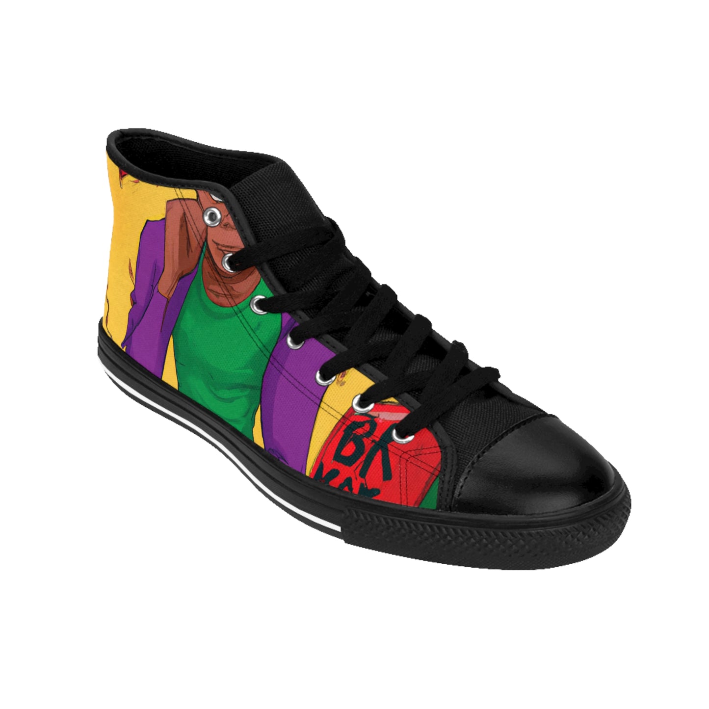 Saffrona de Borrelli - Comic Book Hi Tops