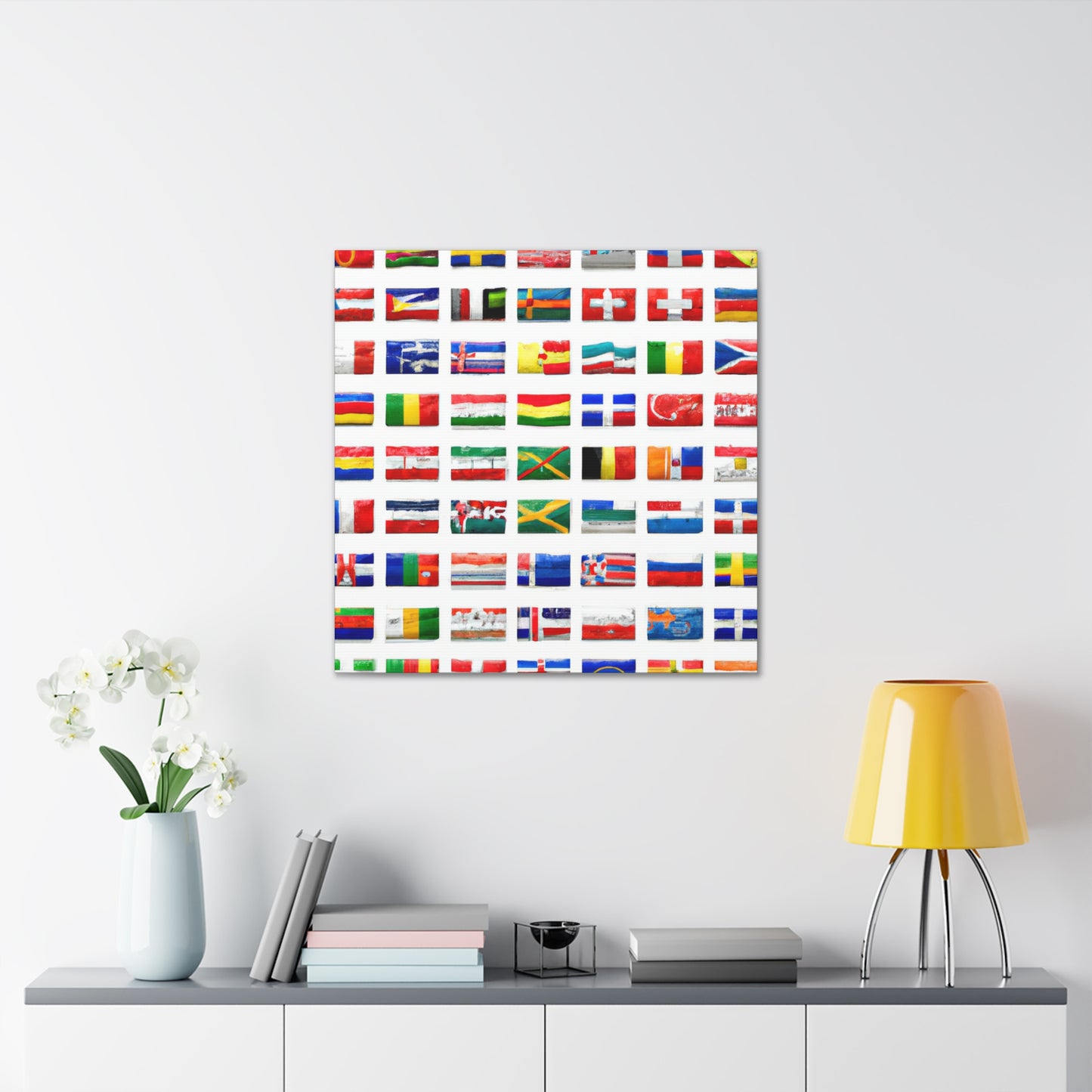 Ferguson Dexter - Flags Of The World Canvas Wall Art