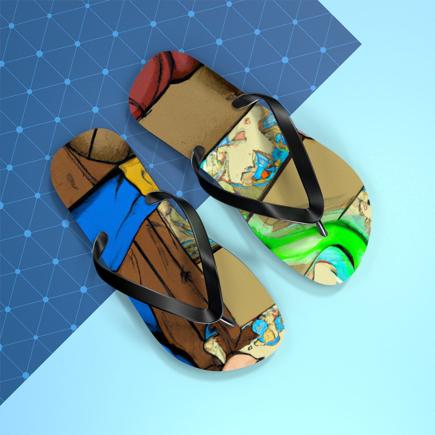 Skylord Supreme - Comics Collector Flip Flop Beach Sandals