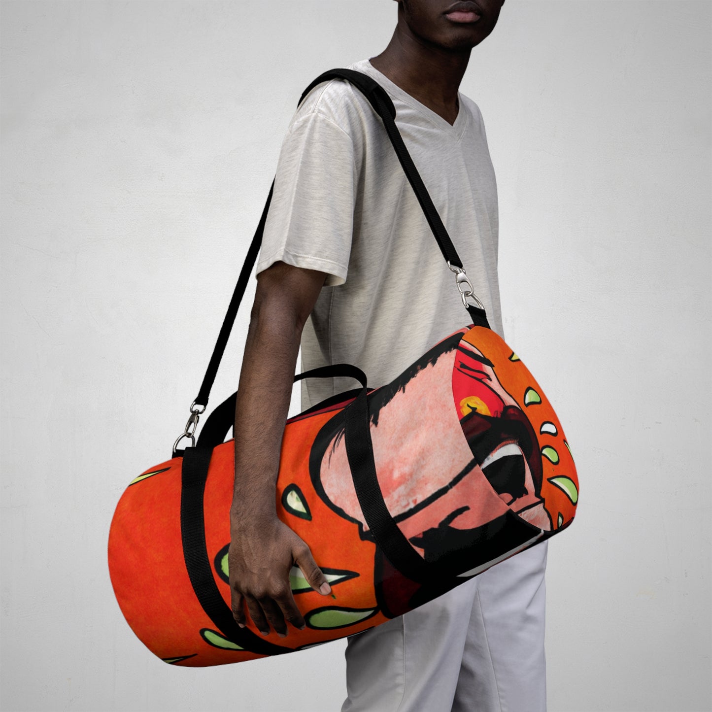 Delvin D'Krauss, Luxury Leatherworks - Comic Book Duffel Bag