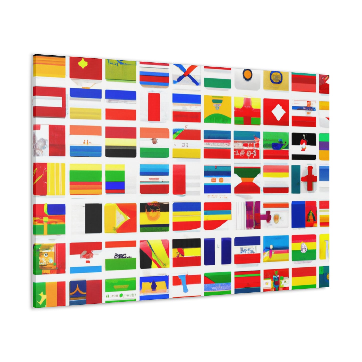 .

Otto Van Laar - Flags Of The World Canvas Wall Art