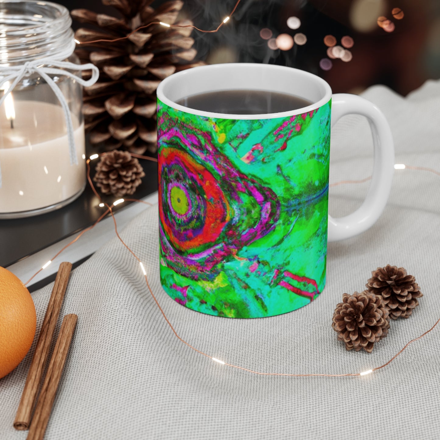 .

Maxwell "Max" Aroma-Merchant - Psychedelic Coffee Cup Mug 11 Ounce