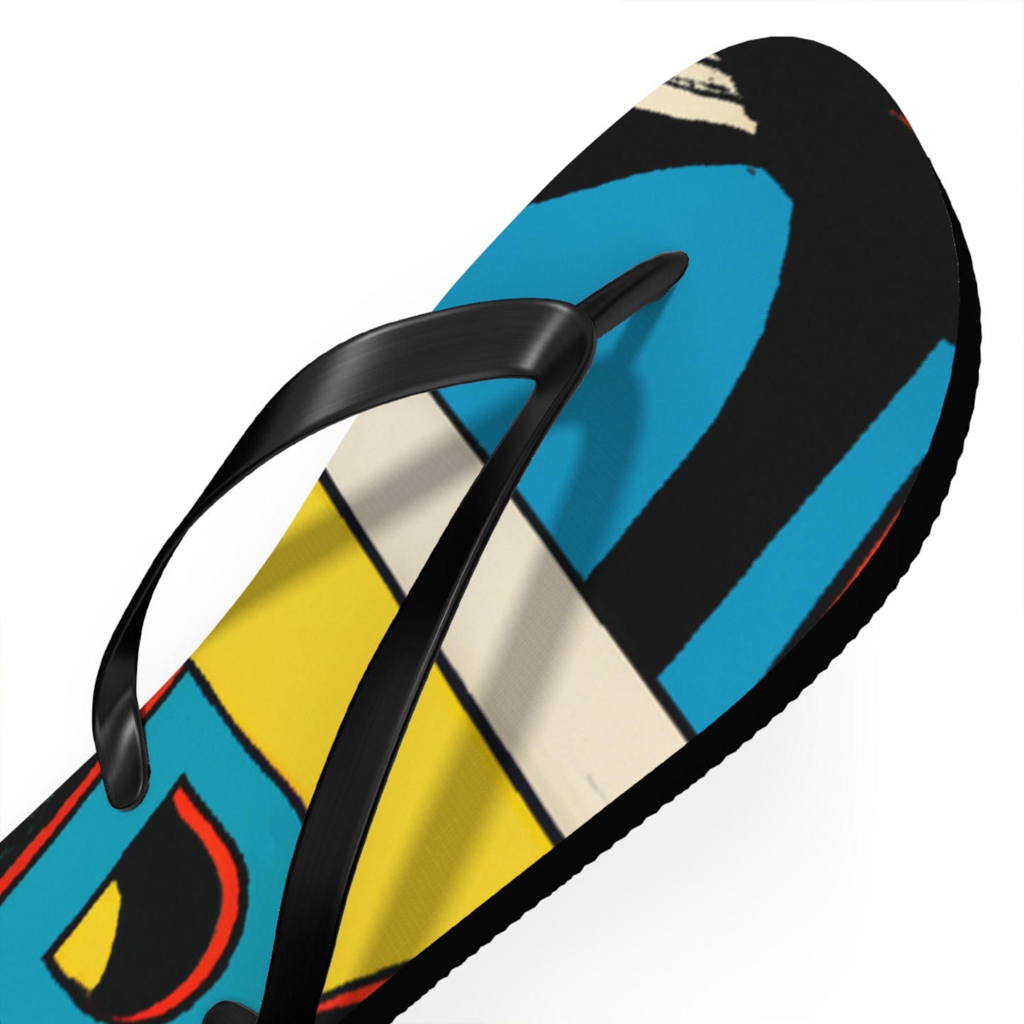 Mighty Manfred the Muscle-Bound - Comics Collector Flip Flop Beach Sandals