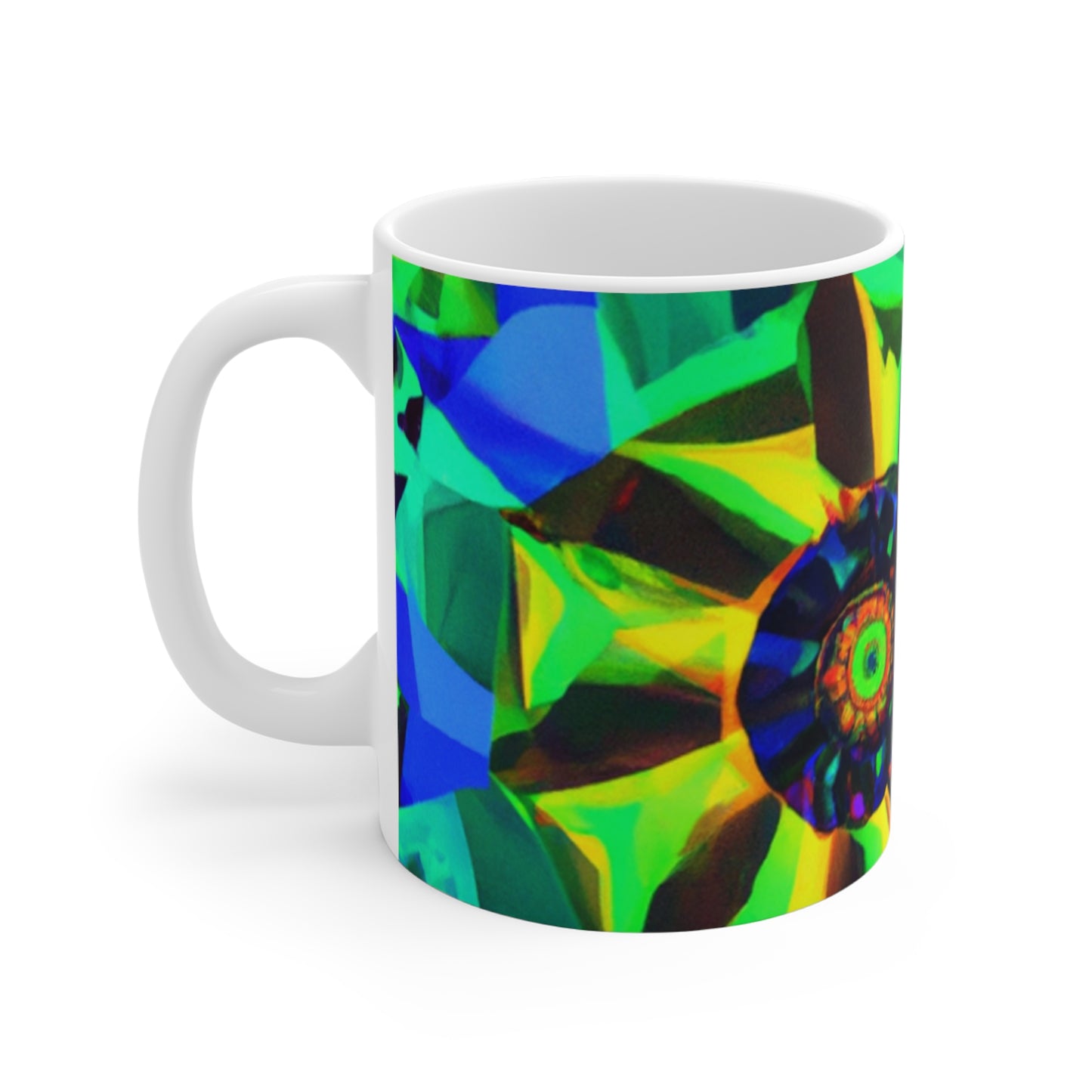 Horace's Homebrew Specialty Coffee - Psychedelic Coffee Cup Mug 11 Ounce