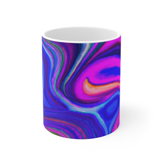 Beauregard Coffee Roasters - Psychedelic Coffee Cup Mug 11 Ounce