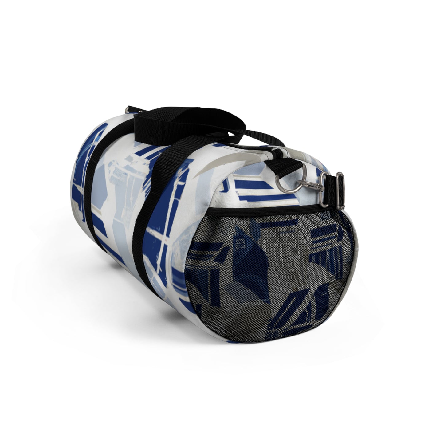 Frieda Fermat - Geometric Pattern Duffel Travel Gym Luggage Bag