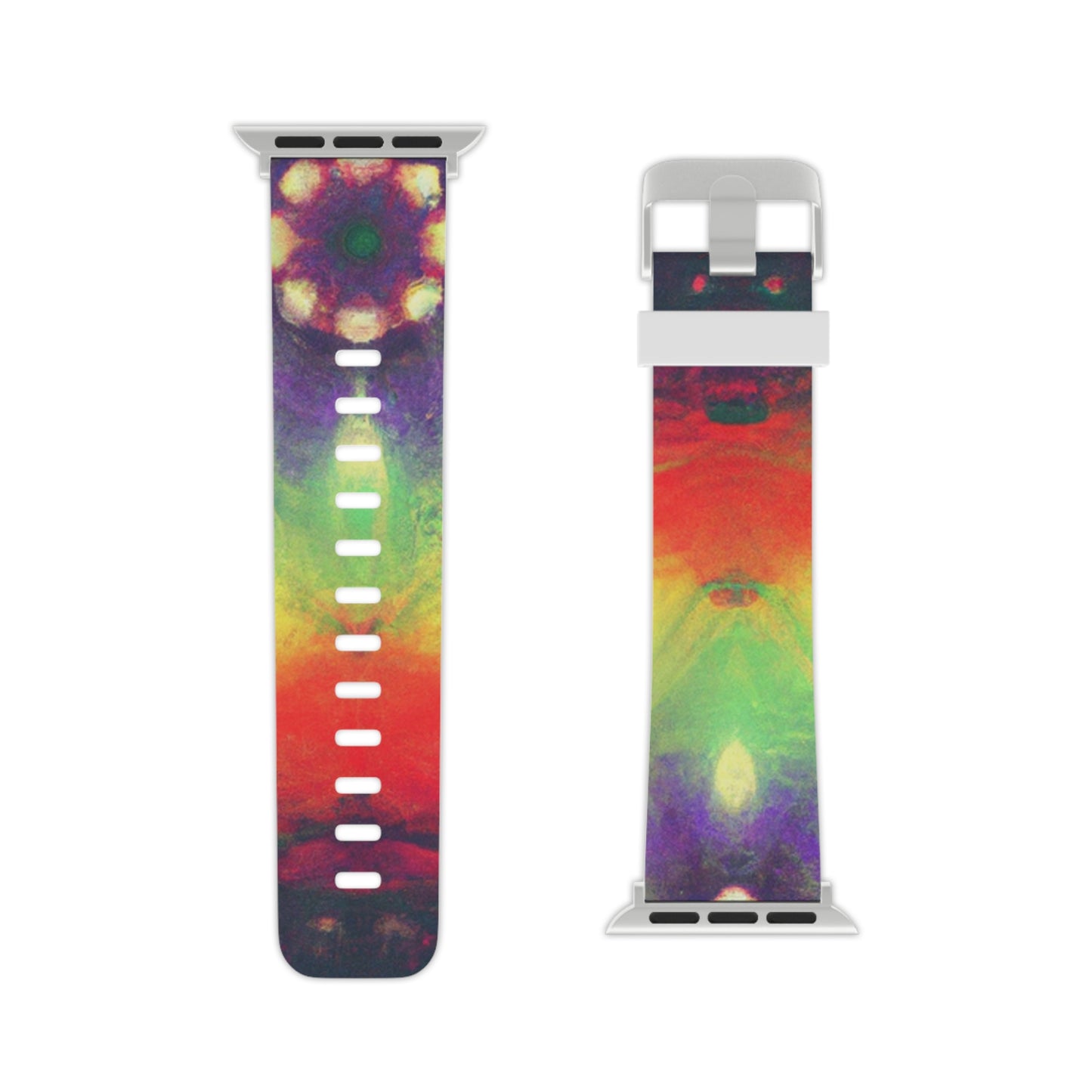 Izabelle LeGrande - Trippy Hippy Boho Psychedelic Apple Wrist Watch Band