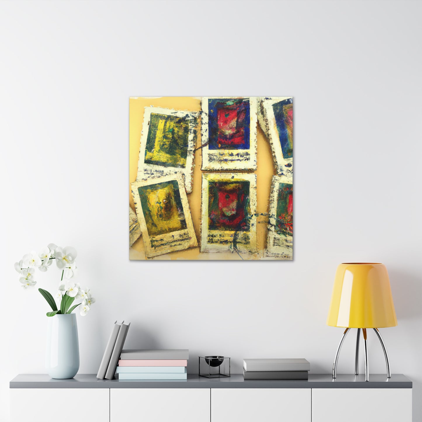 Global Wonders Postage Stamps - Postage Stamp Collector Canvas Wall Art