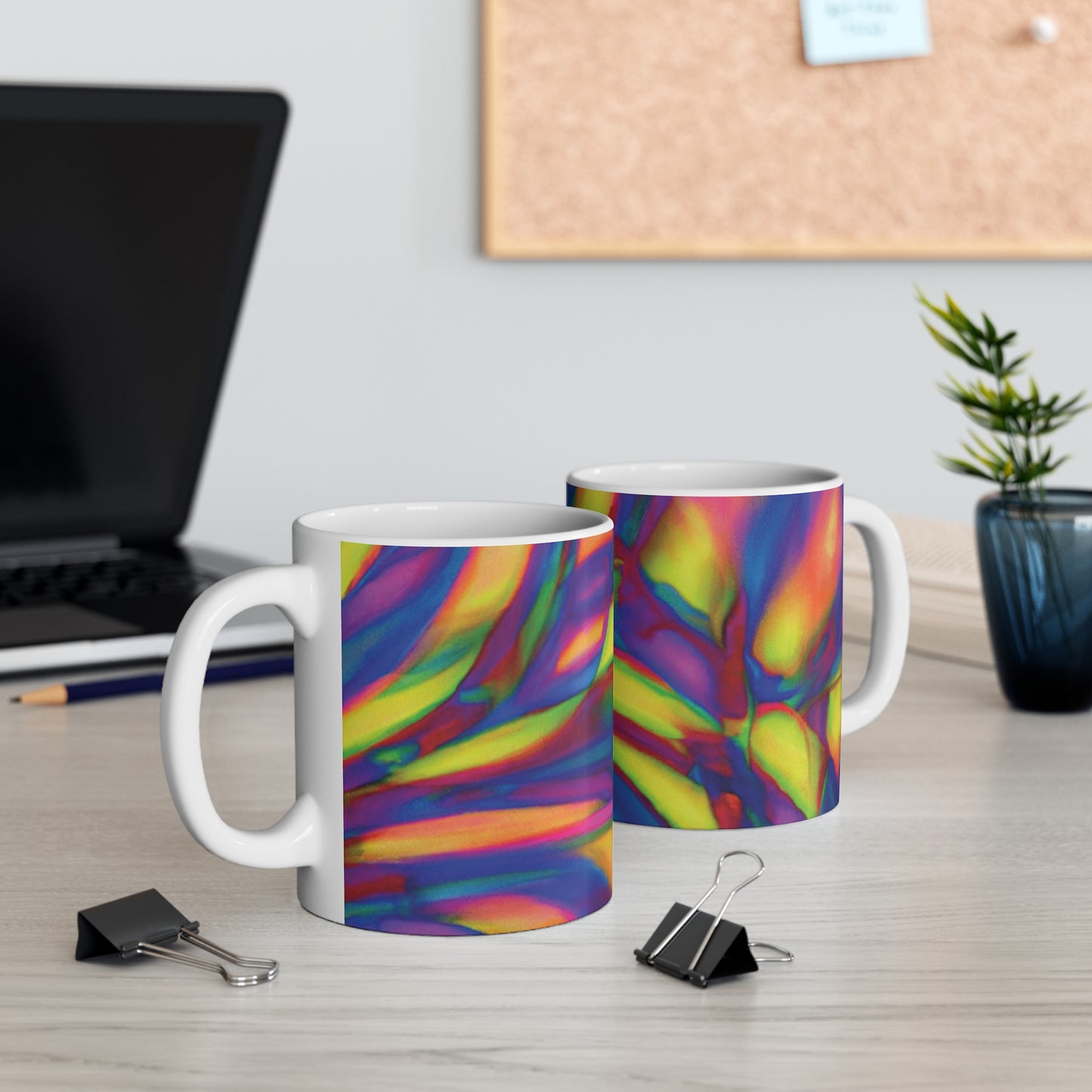 Earlene's Java House - Psychedelic Coffee Cup Mug 11 Ounce