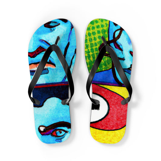 Dark Demigod Crusader - Comics Collector Flip Flop Beach Sandals