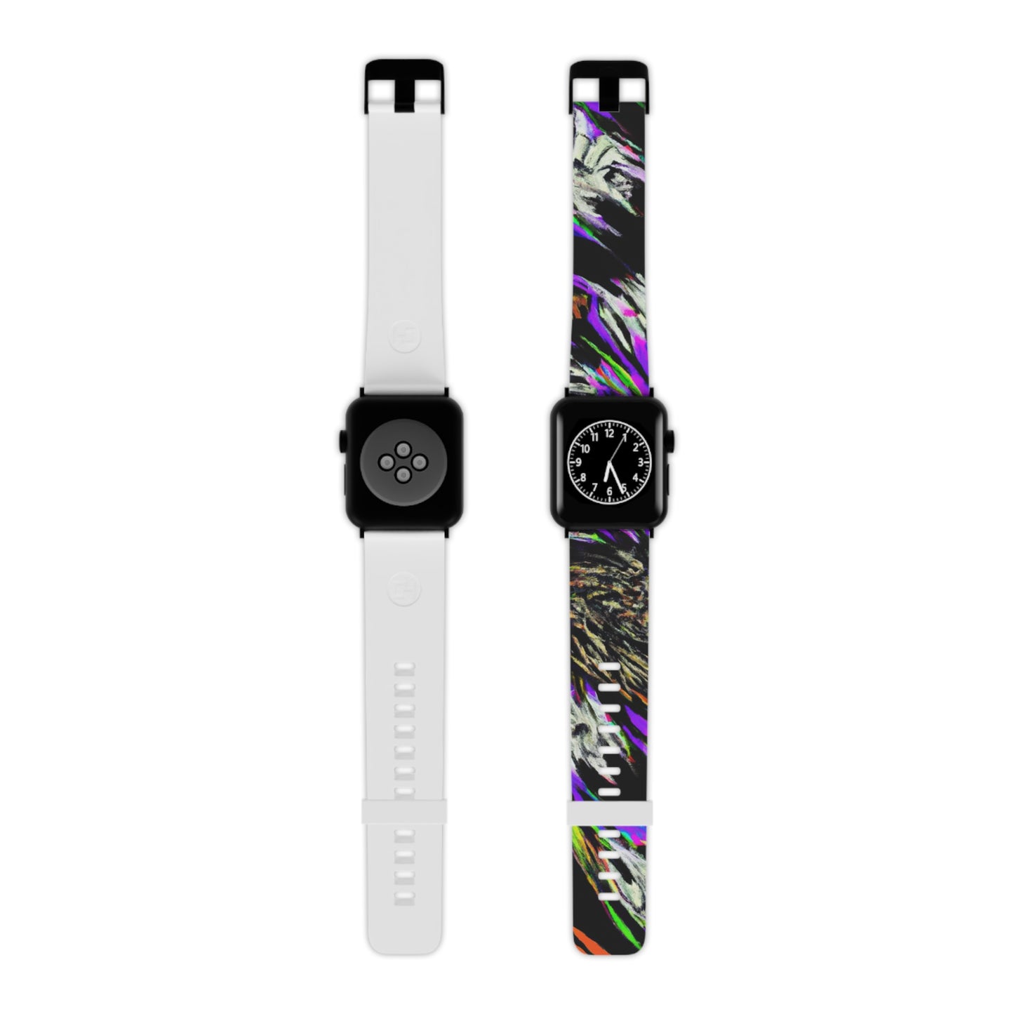 Edmond de La Marche - Trippy Hippy Boho Psychedelic Apple Wrist Watch Band