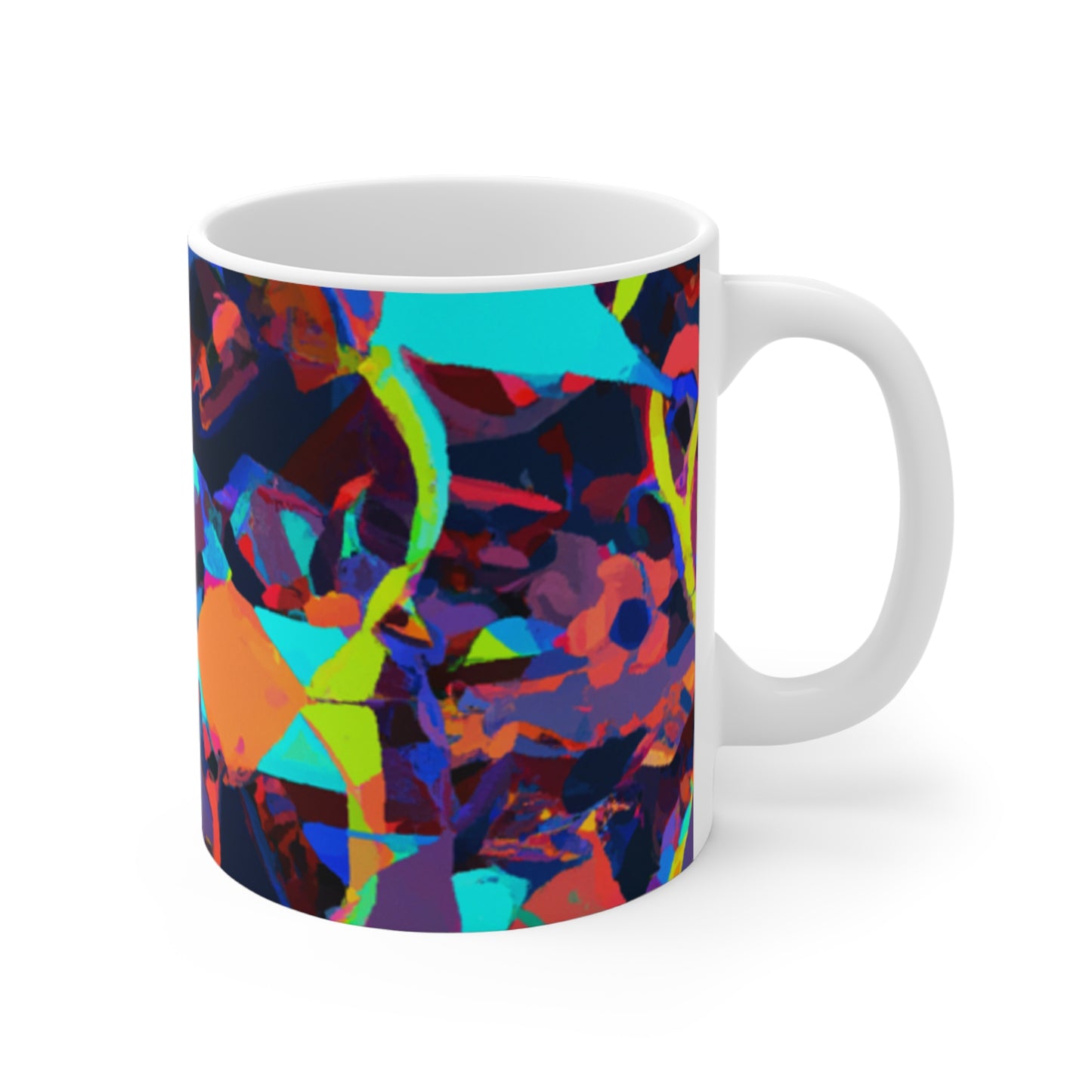 Oliver's Java Roast - Psychedelic Coffee Cup Mug 11 Ounce