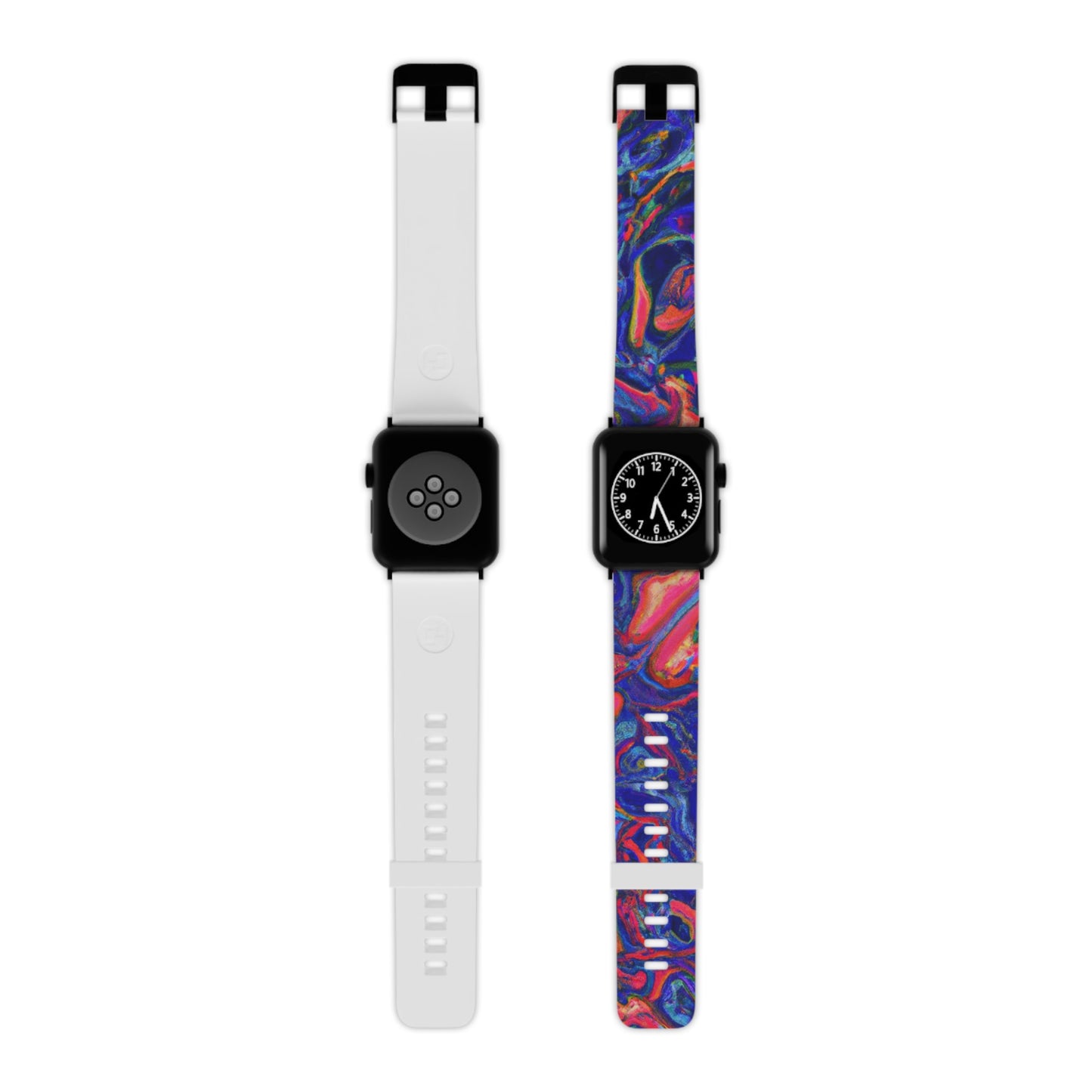 Oliver Finesse - Trippy Hippy Boho Psychedelic Apple Wrist Watch Band