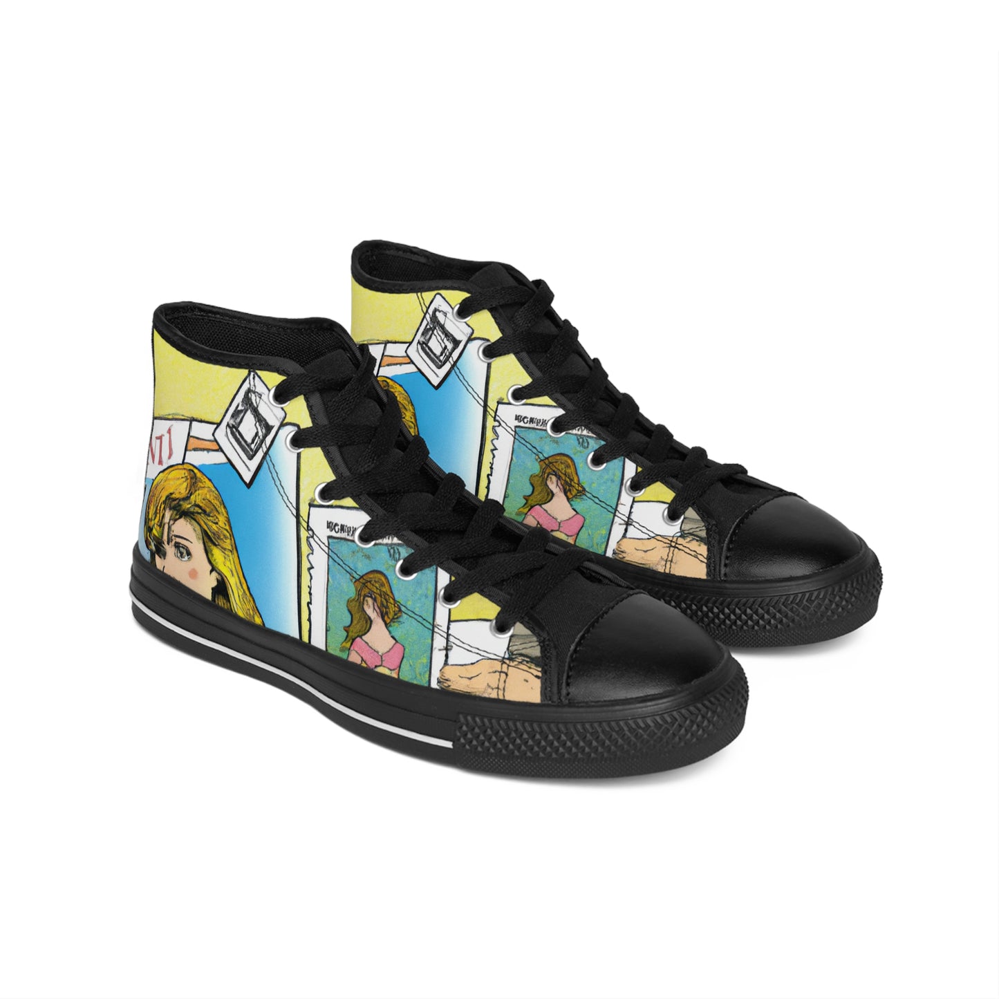 Avelina da Ferrara - Comic Book Hi Tops