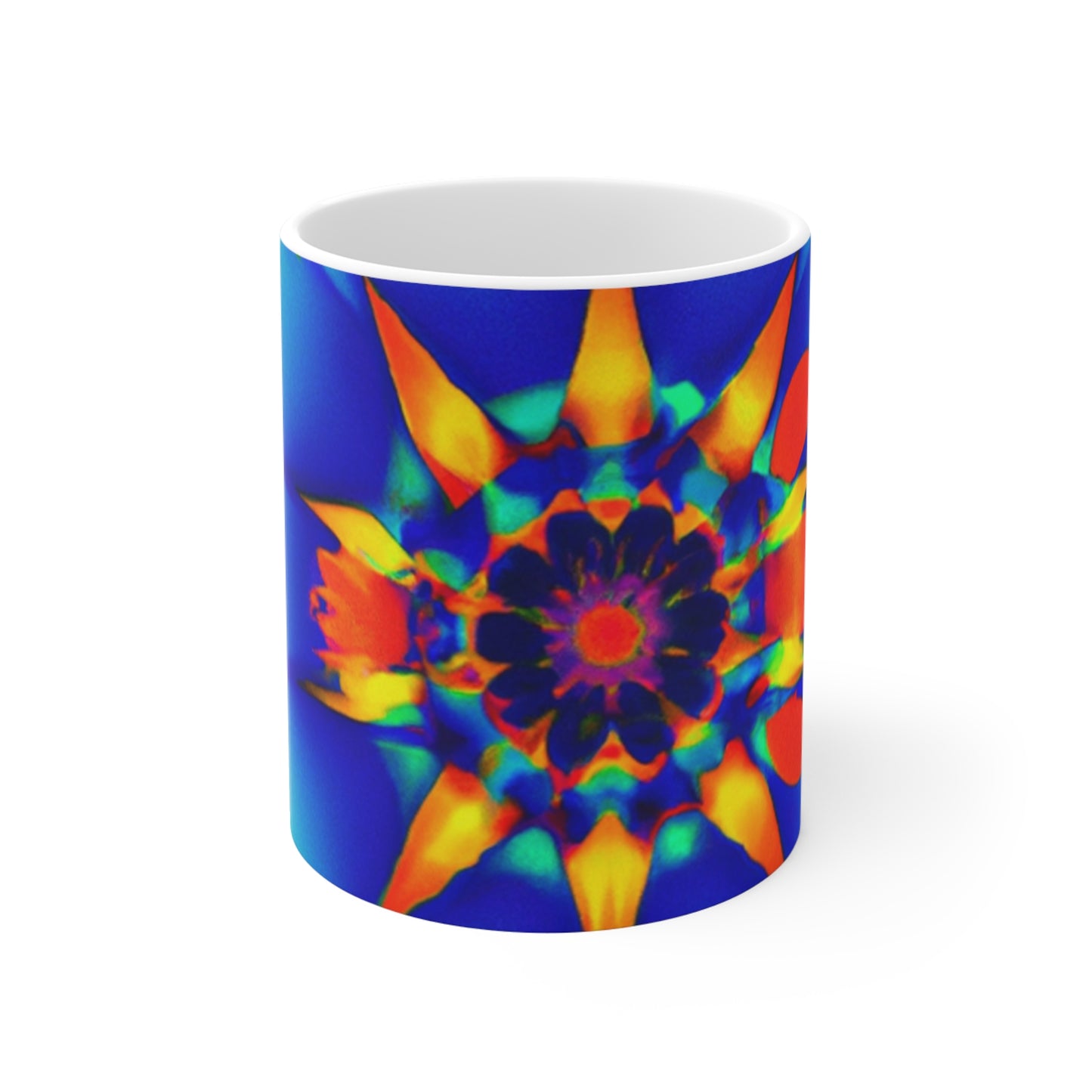 Bea's Brews - Psychedelic Coffee Cup Mug 11 Ounce