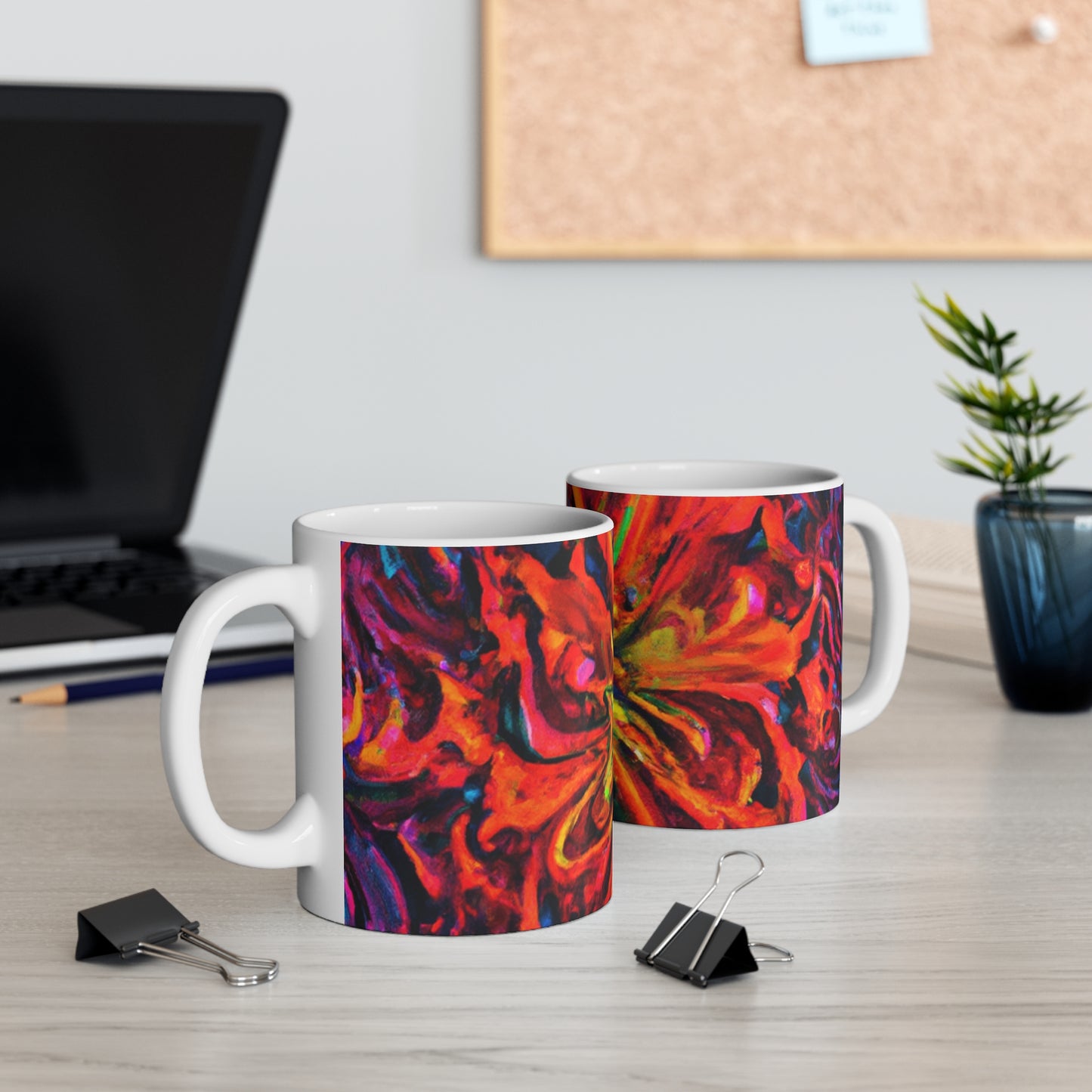 Salem's Signature Coffee - Psychedelic Coffee Cup Mug 11 Ounce