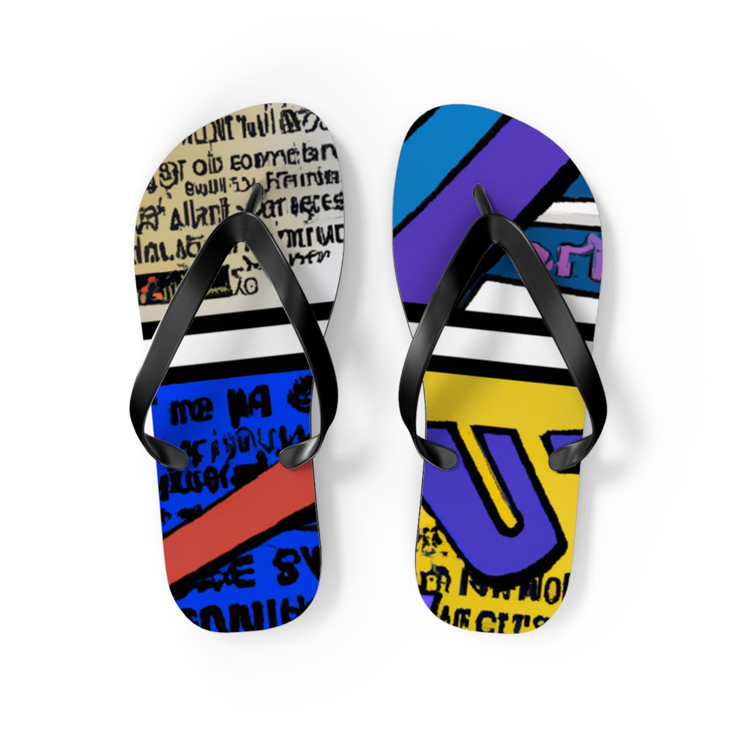 Kinetic Kid - Comics Collector Flip Flop Beach Sandals