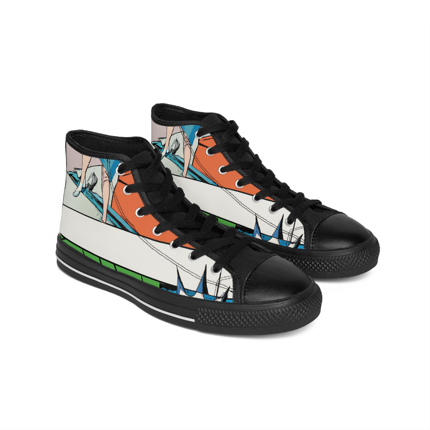 .

Gwendolyn Shoehart - Comic Book Hi Tops