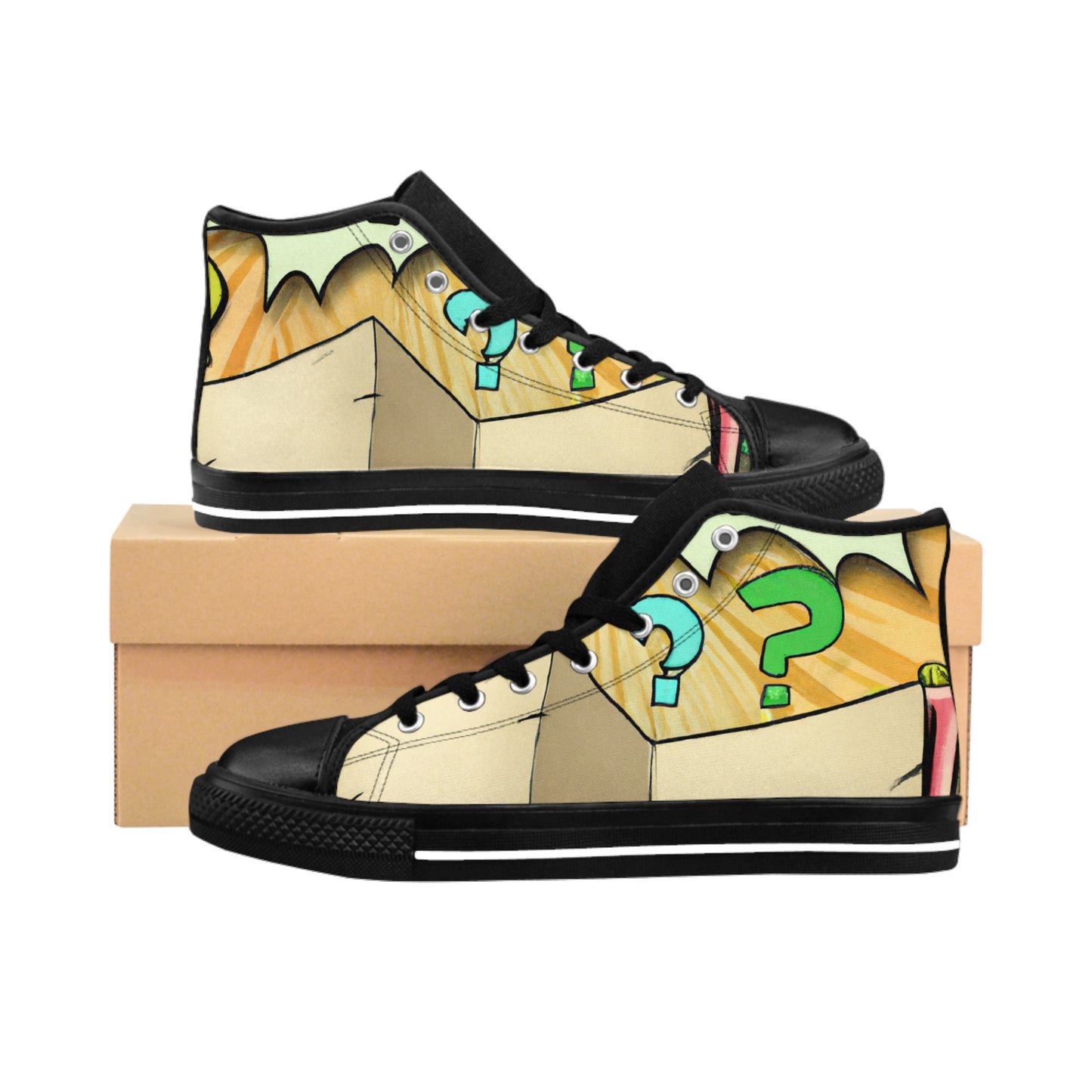 Vivilicious the ShoeMaker - Comic Book Hi Tops