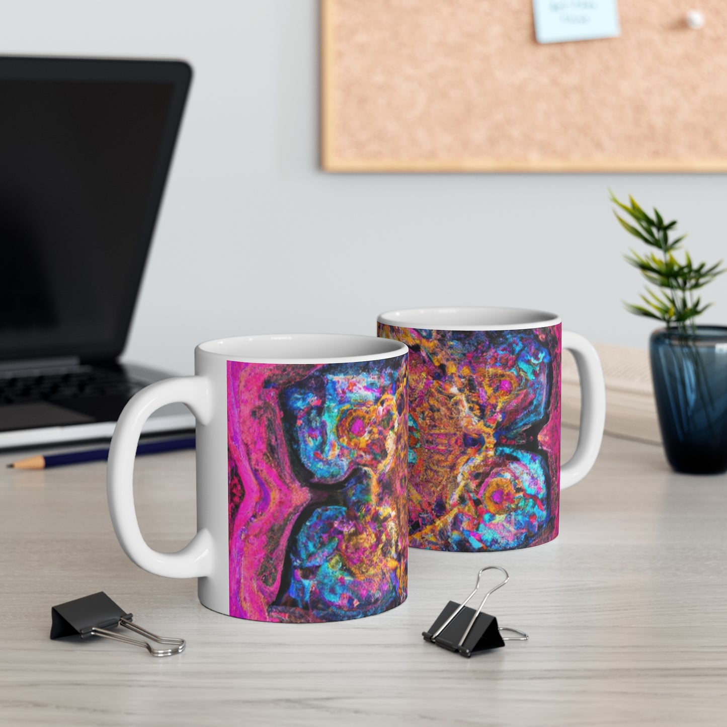 Crystal Java. - Psychedelic Coffee Cup Mug 11 Ounce