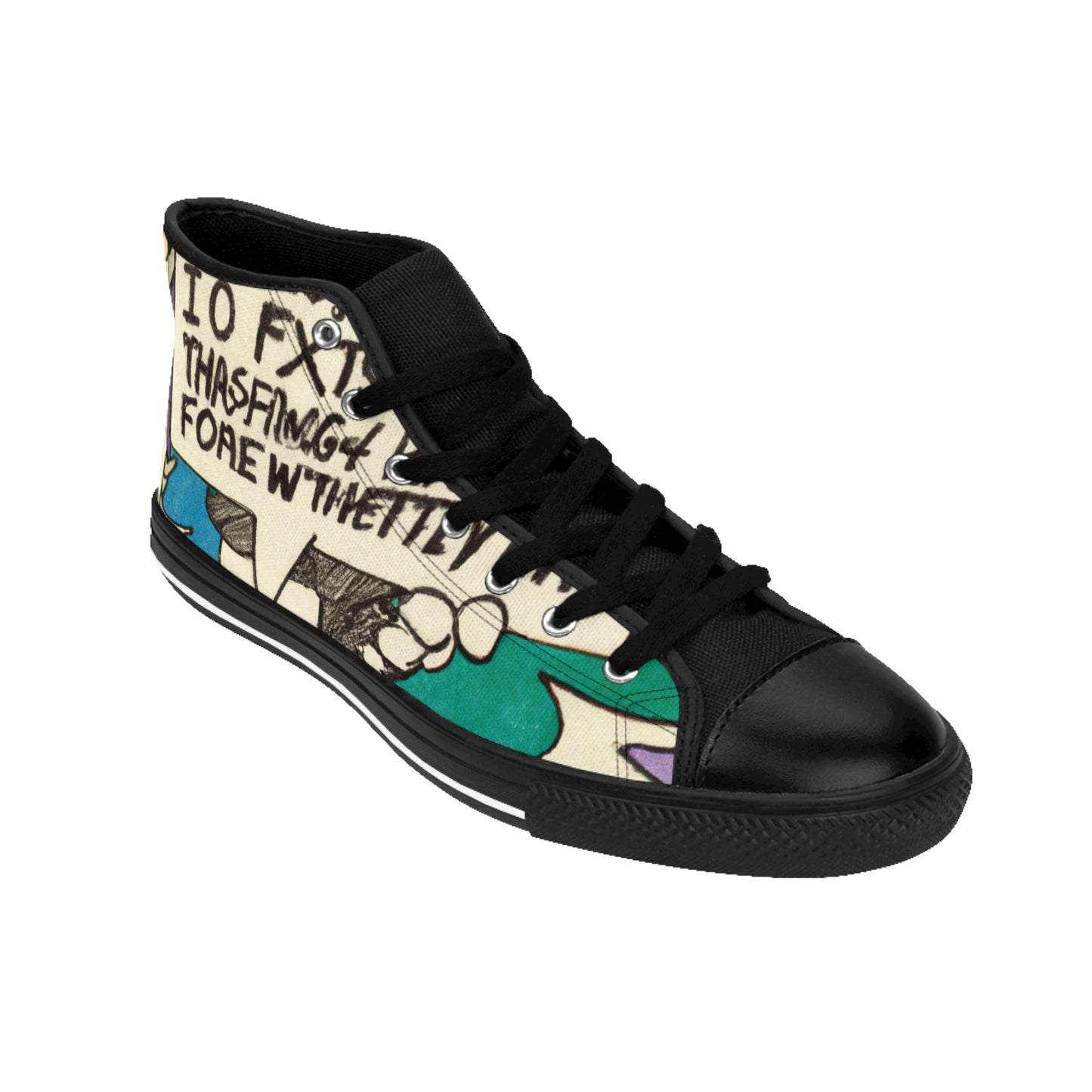 .

Harolda of Northumberland - Comic Book Hi Tops