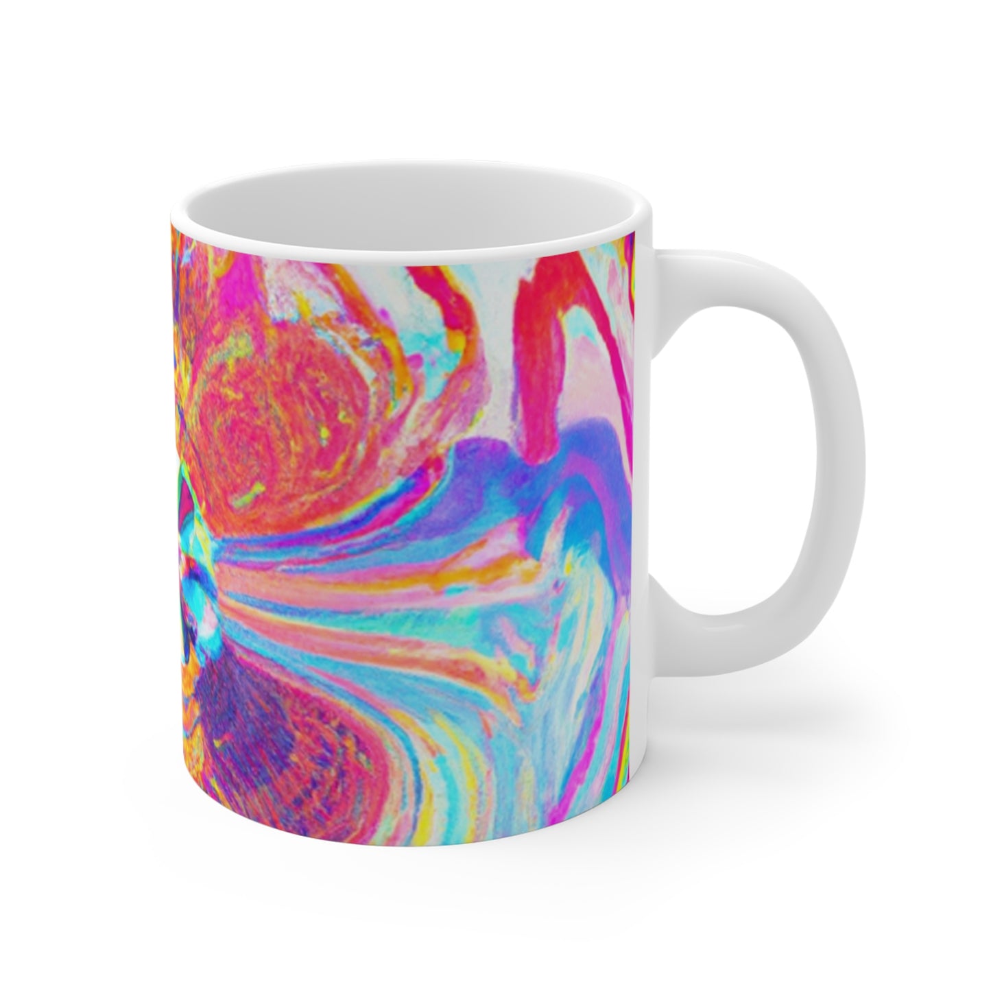 Arlo's Roast and Blend - Psychedelic Coffee Cup Mug 11 Ounce