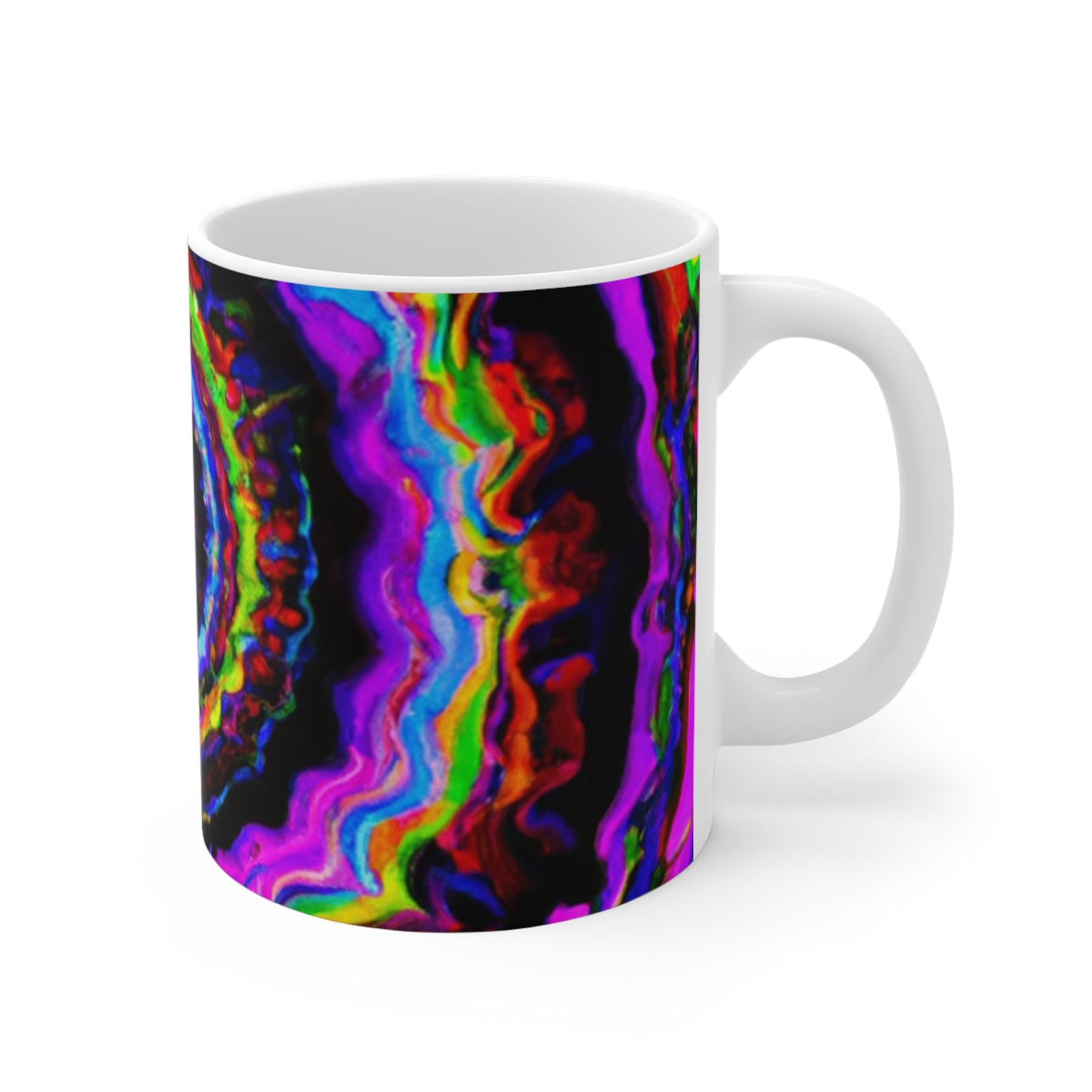 Tilda's Gourmet Java - Psychedelic Coffee Cup Mug 11 Ounce