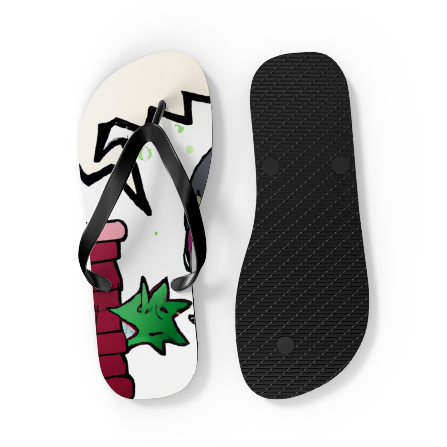 Sparky Flash - Comics Collector Flip Flop Beach Sandals