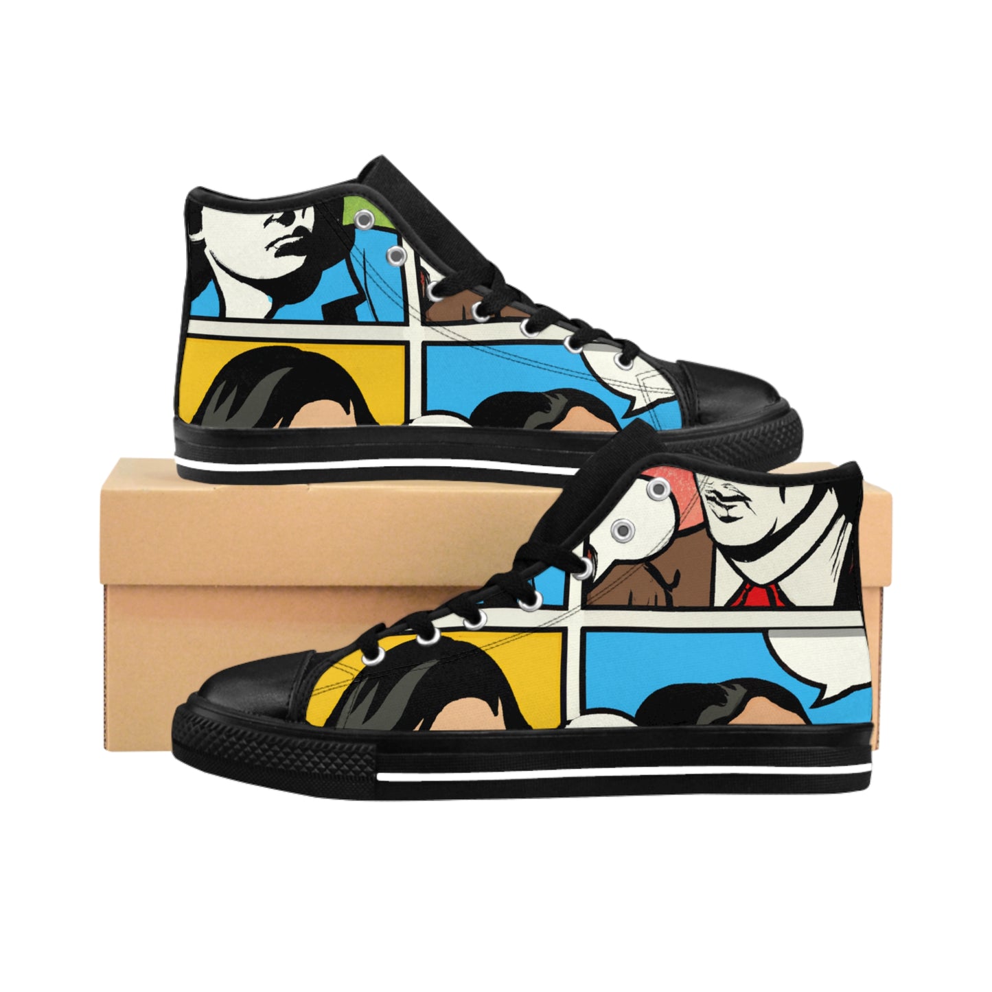 .

Garvin de Soulier - Comic Book Hi Tops