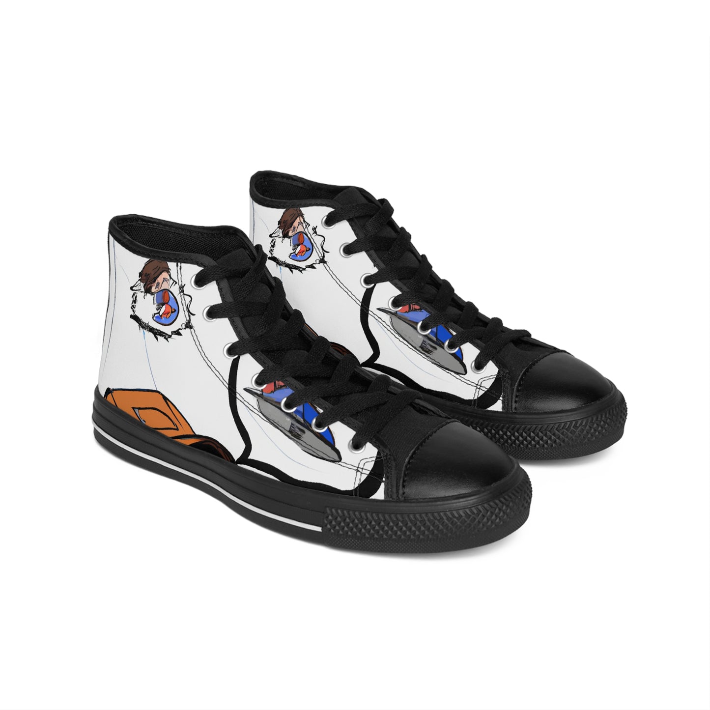 Sir Wilmiod FootFashions - Comic Book Hi Tops