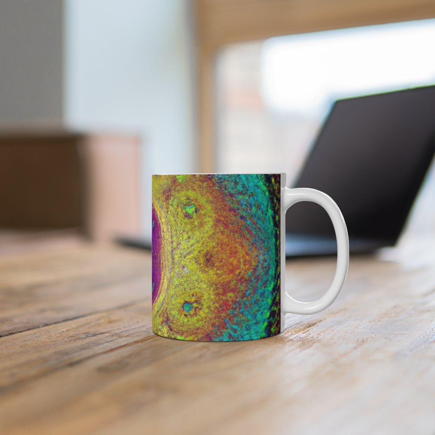 .

Raymond's Roast Coffee - Psychedelic Coffee Cup Mug 11 Ounce