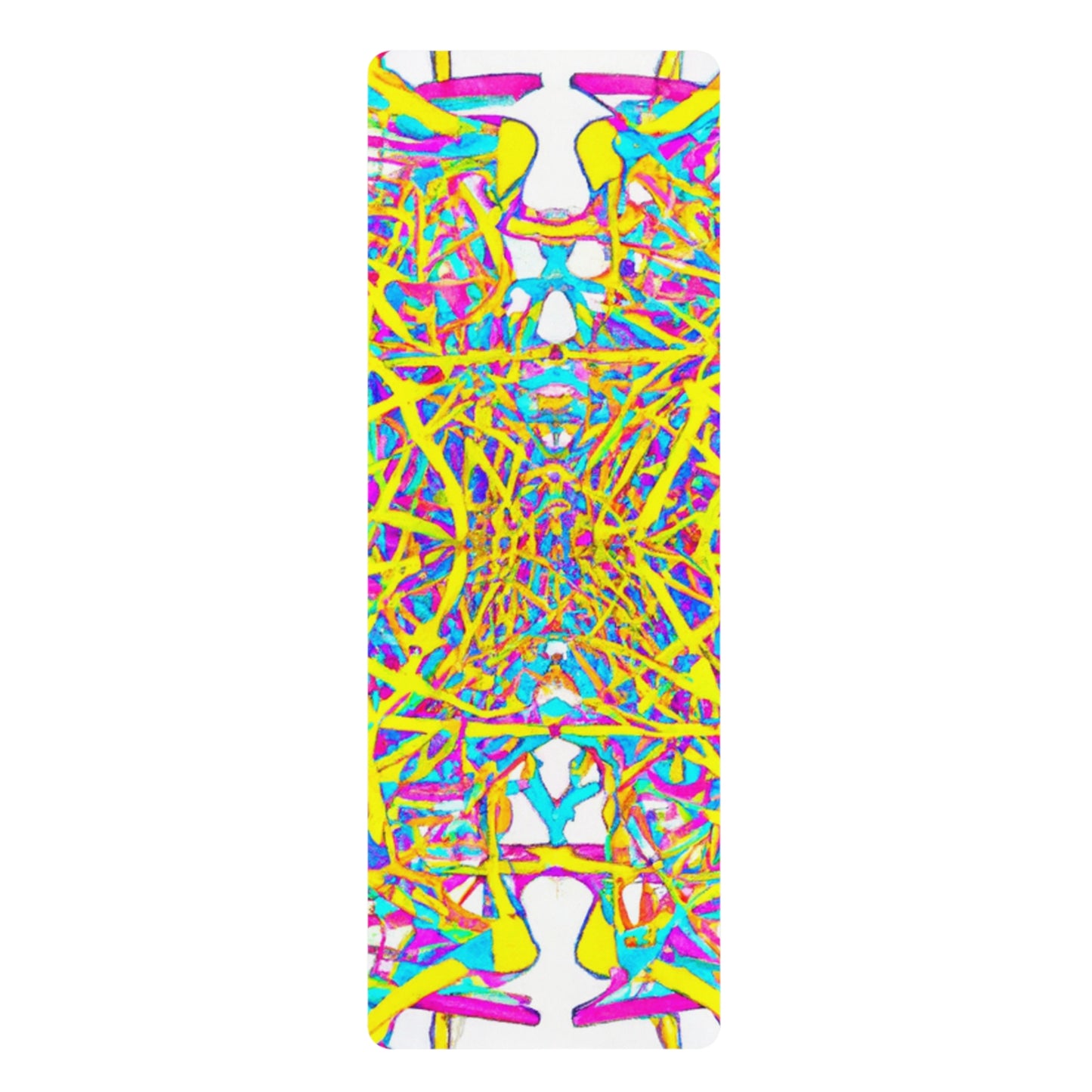 Shanti Anand - Psychedelic Yoga Exercise Workout Mat - 24″ x 68"