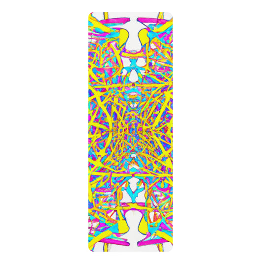 Shanti Anand - Psychedelic Yoga Exercise Workout Mat - 24″ x 68"