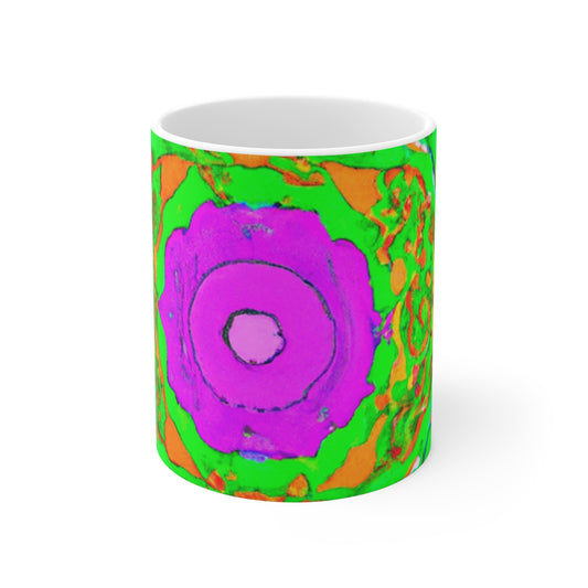 Carmine's Original Brews - Psychedelic Coffee Cup Mug 11 Ounce