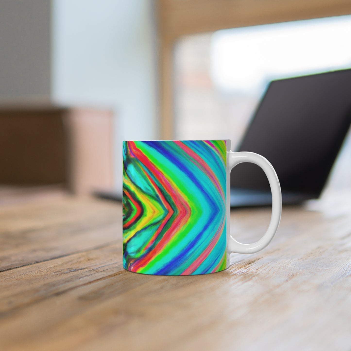 Clayton's Classic Coffee - Psychedelic Coffee Cup Mug 11 Ounce