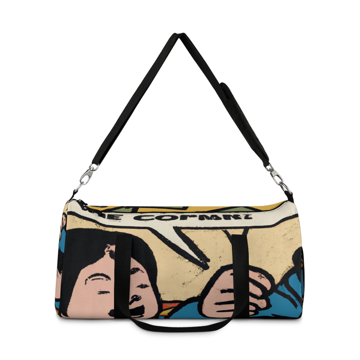 Gabrielle de la Roi, Luxury Bagsmith of Paris - Comic Book Duffel Bag