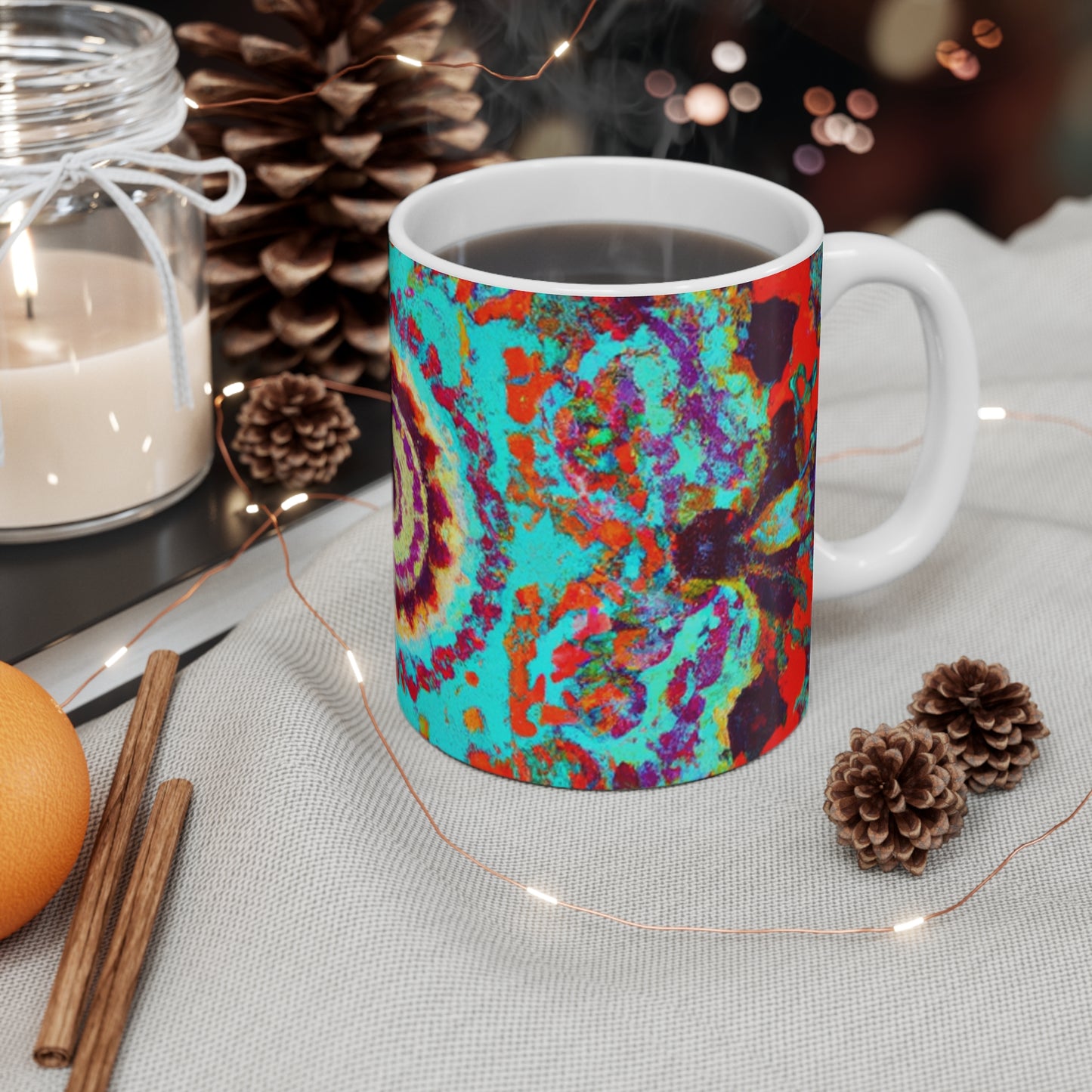 Buster's Brew Concoctions - Psychedelic Coffee Cup Mug 11 Ounce