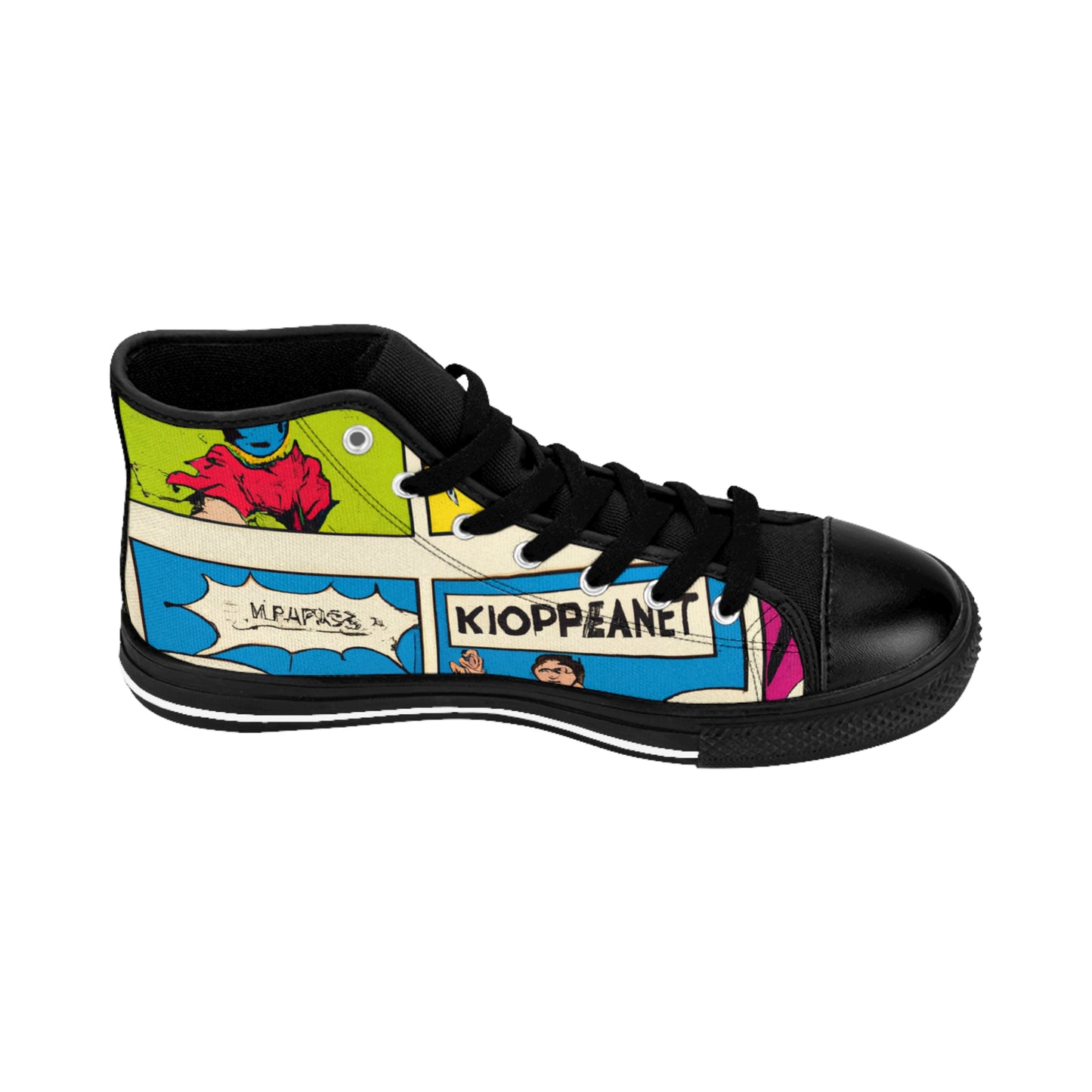 .

Owen de Footwear - Comic Book Hi Tops