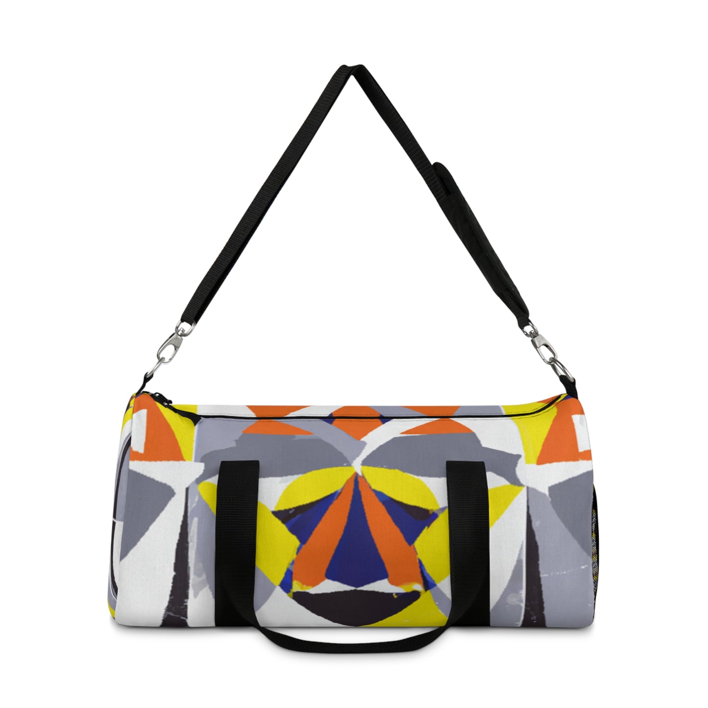 Jane Mathson - Geometric Pattern Duffel Travel Gym Luggage Bag