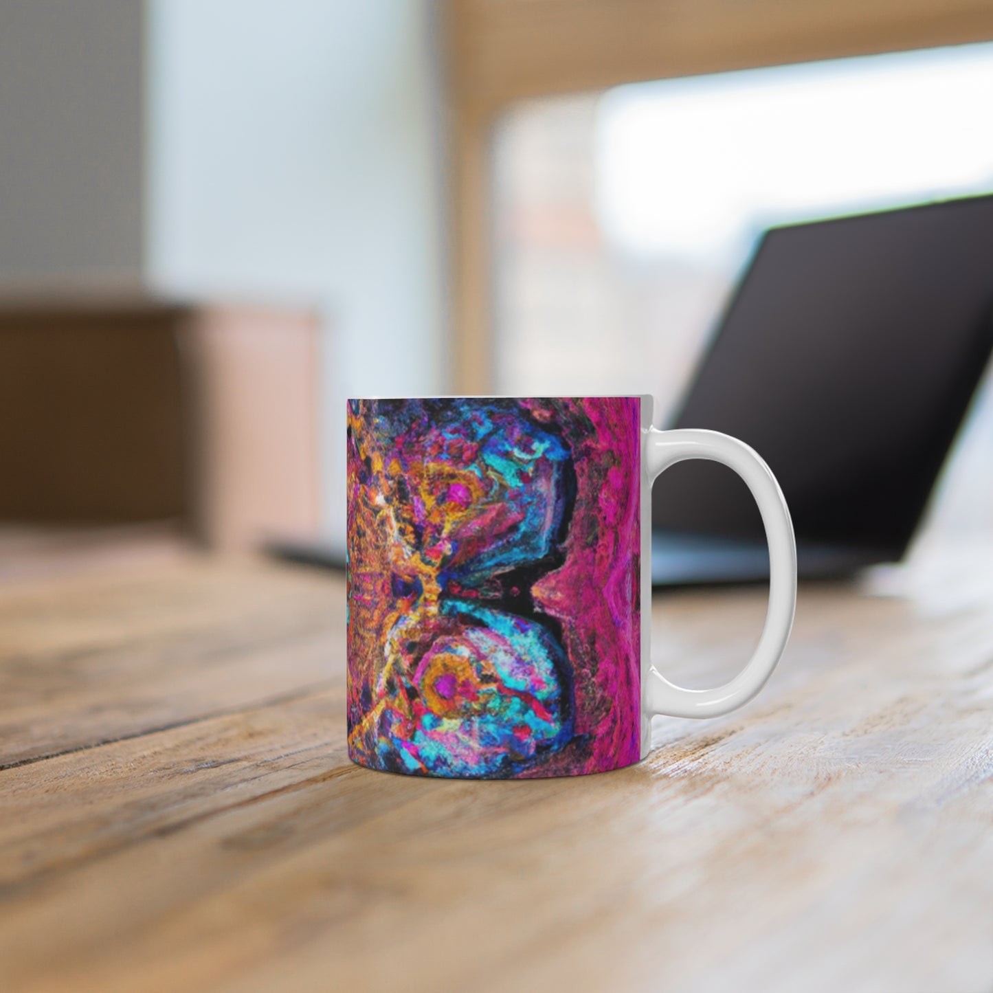 Crystal Java. - Psychedelic Coffee Cup Mug 11 Ounce