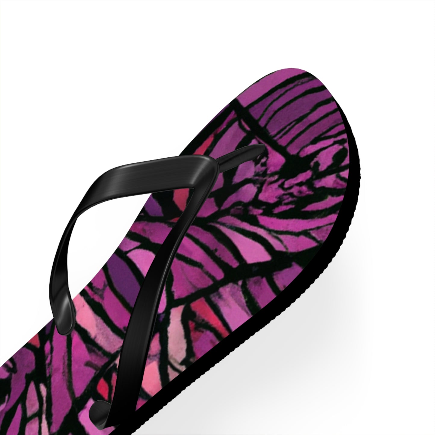 Ruthie O'Toole Shoe Emporium. - Psychedelic Trippy Flip Flop Beach Sandals