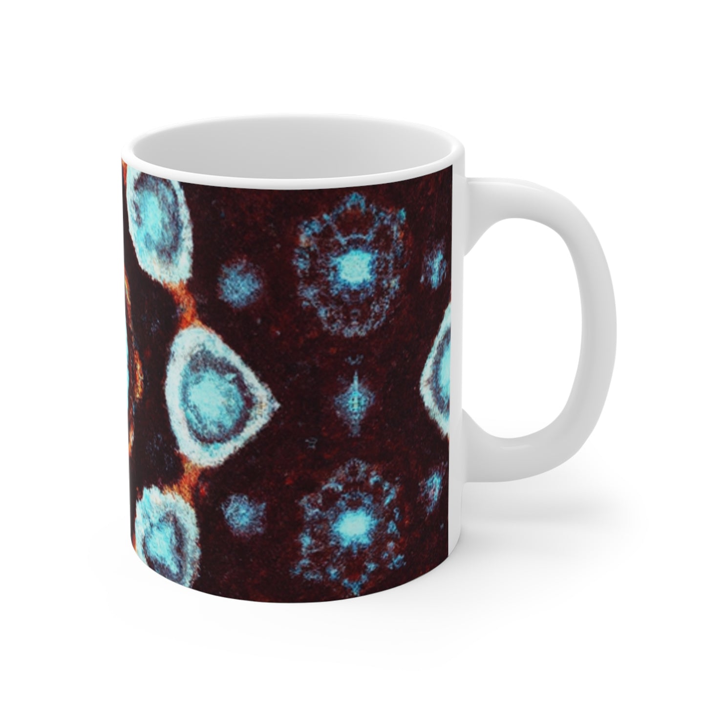 Gustav's Rich Roast Coffee - Psychedelic Coffee Cup Mug 11 Ounce