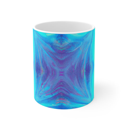 Alice's 1950s Specialty Coffee - Psychedelic Coffee Cup Mug 11 Ounce