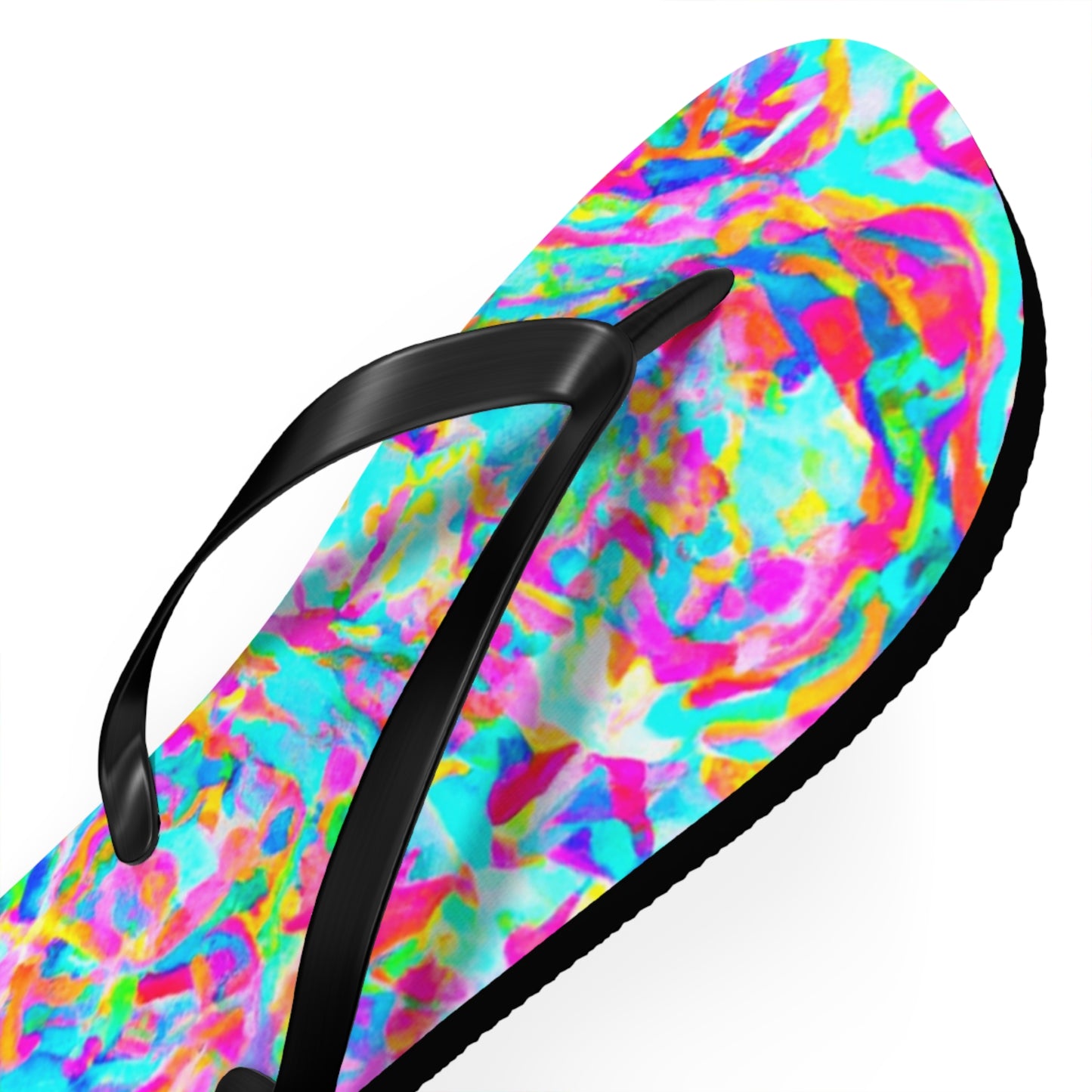 Adele's Shoemaker - Psychedelic Trippy Flip Flop Beach Sandals