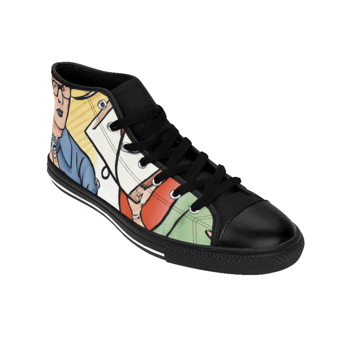 .

Theodosia the Shoemaker - Comic Book Hi Tops