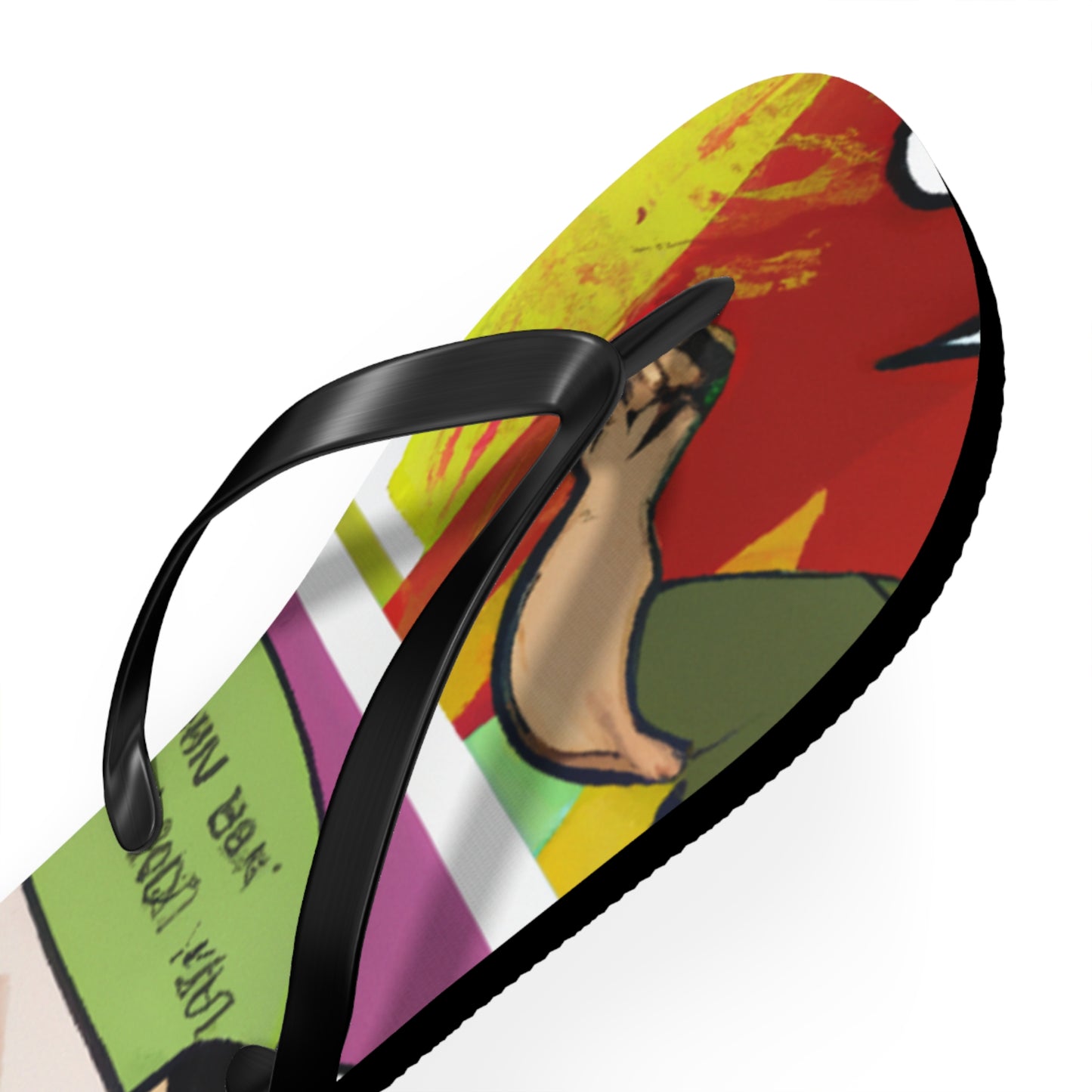 Laser Man - Comics Collector Flip Flop Beach Sandals