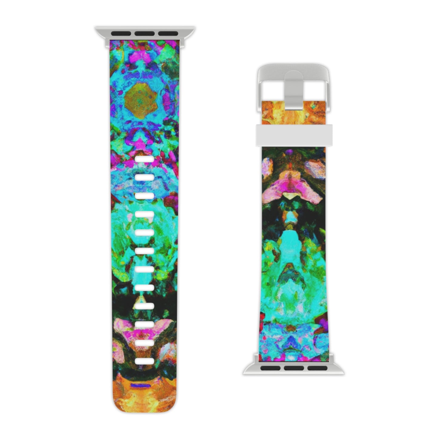 Nelson Glenfilded - Trippy Hippy Boho Psychedelic Apple Wrist Watch Band